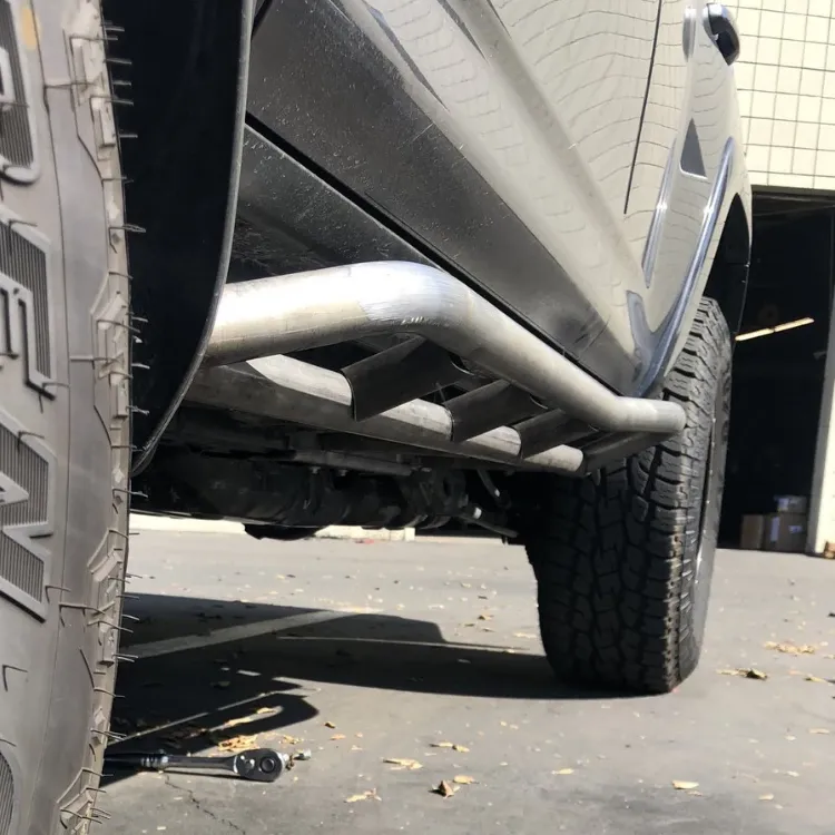 2010-2023 TOYOTA 4RUNNER TRAIL EDITION BOLT ON ROCK SLIDERS BY CALI RAISED LED