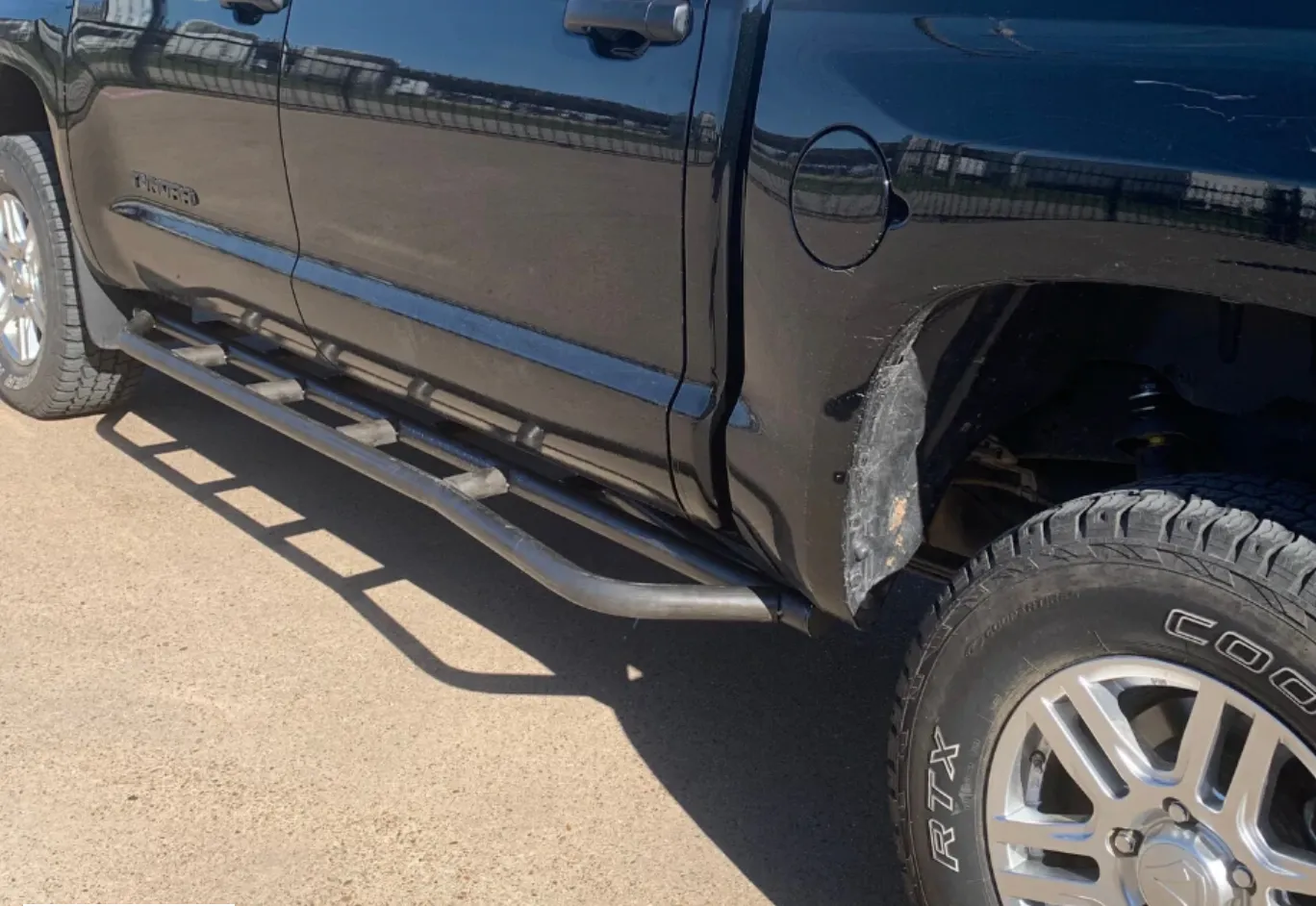 2014-2021 TOYOTA TUNDRA STEP EDITION ROCK SLIDERS BY CALI RAISED LED