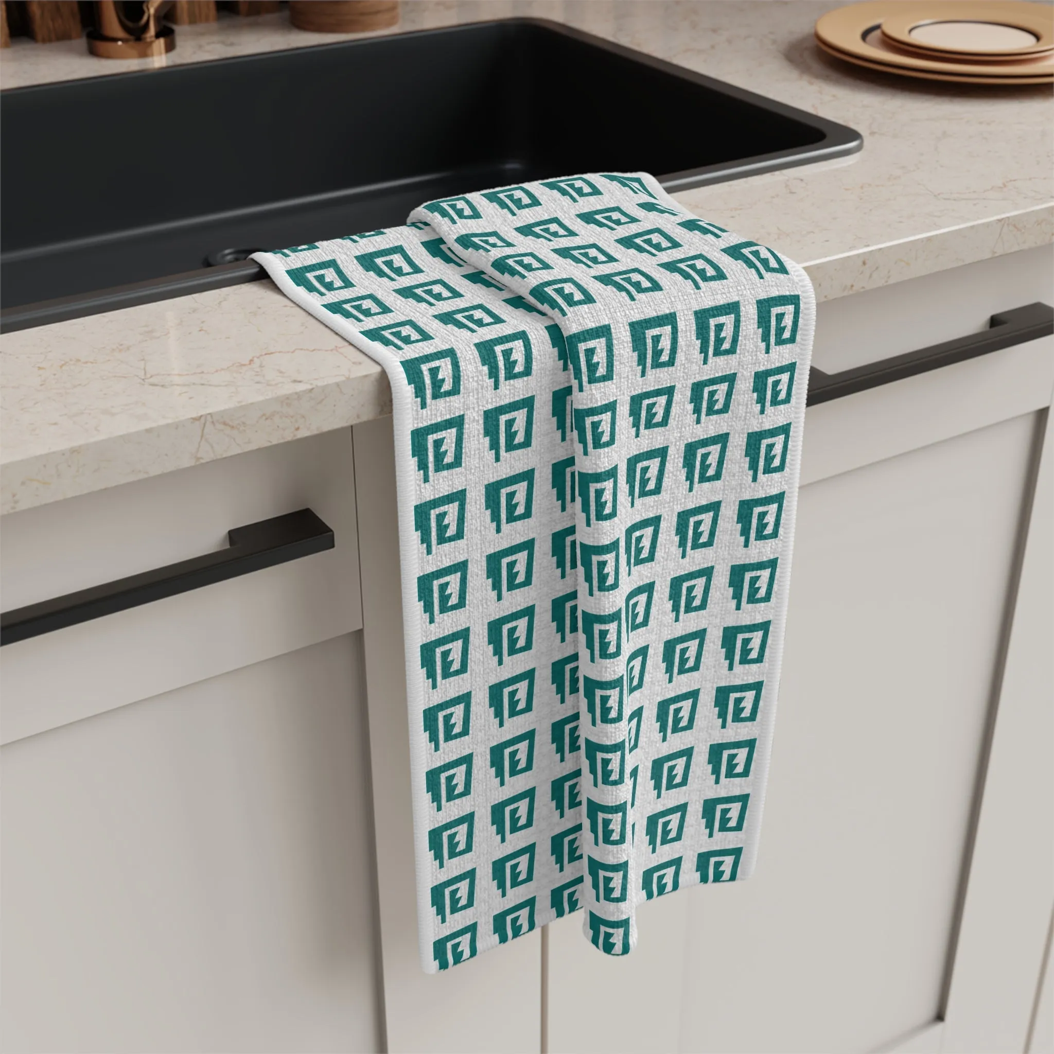 Blue Rain Kitchen Towel
