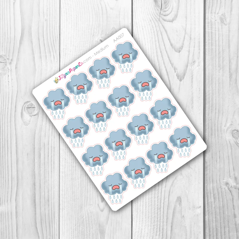 Kawaii Rainy Weather Stickers | AA007