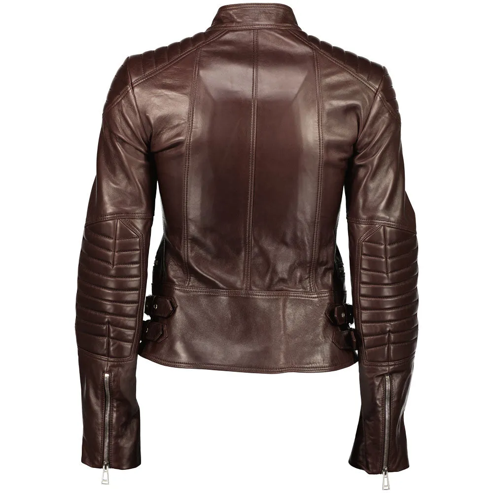 Ladies Sidney Leather Jacket