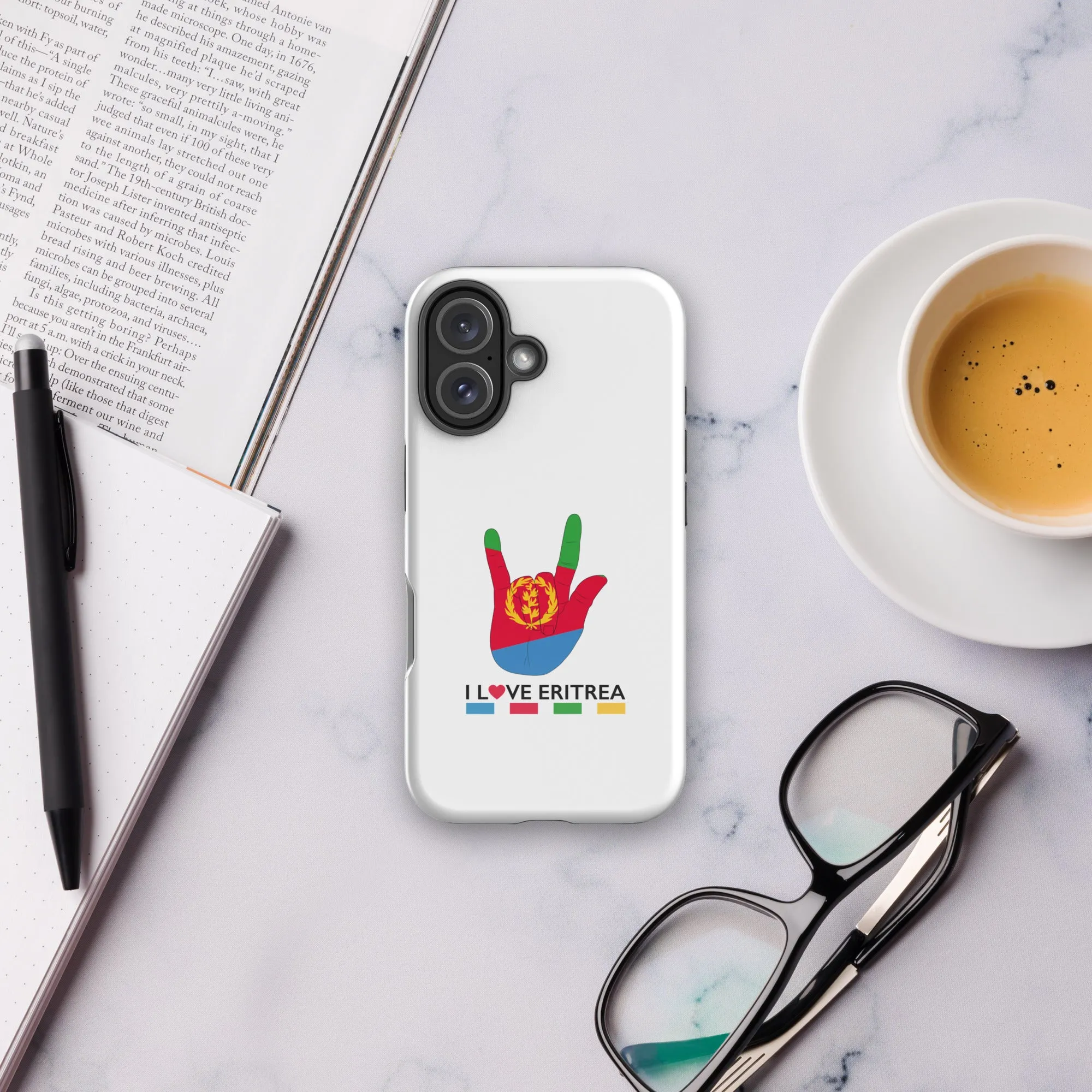 Tough Case for iPhone® flag Eritrea Tigrinya